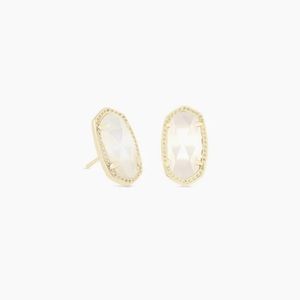 Kendra Scott Ellie Gold Pearl Studs